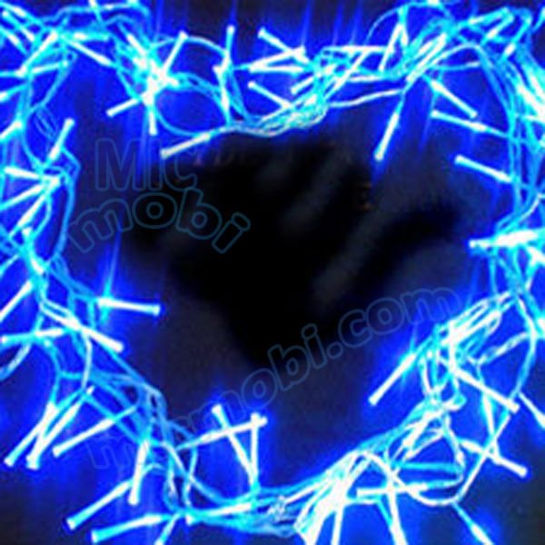 Optic fiber 10M 100LED string lights for wedding party decorateblue color 
