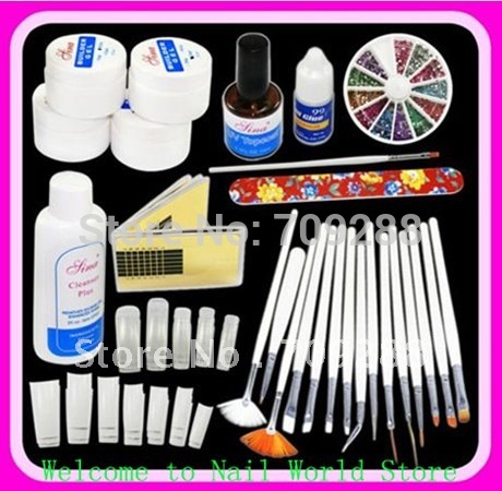 french diy acrylic kit powder crystal nail pen nail kit diy nail kit  acrylic liquid nail
