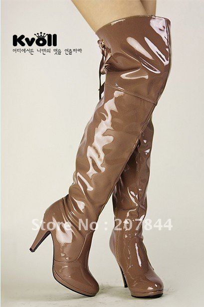 2011 New Brand Fashion Snow Knee Boots for Women with High Heel for Wedding