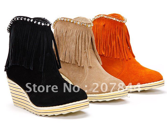 2011 New Brand Fashion Anckle Boots for Women with High Heel for Wedding 