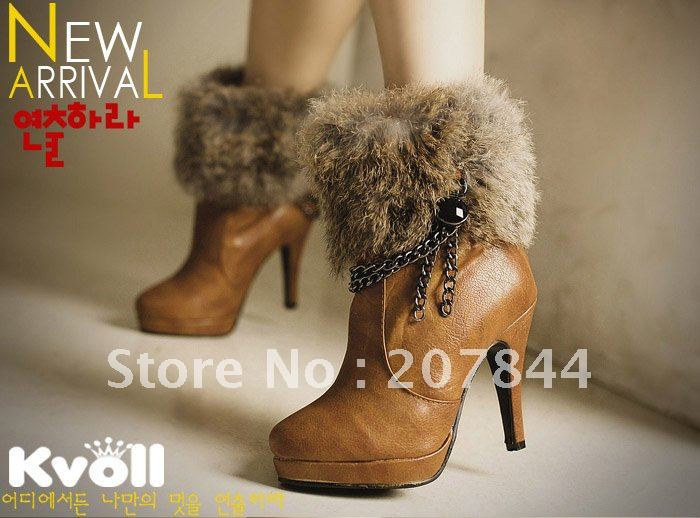Wholesale Fashion Anckle Boots for Women with High Heels for Wedding Dress