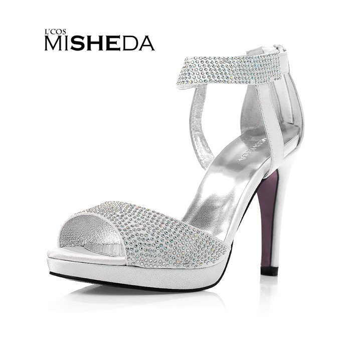  sandals with Rhinestone wedding shoes women dress shoes FREE SHIPPING