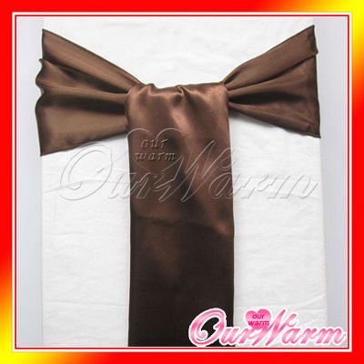 Wedding Decoration Supplies on X108  Satin Chair Cover Sash Wedding Party Supply Decoration Colors