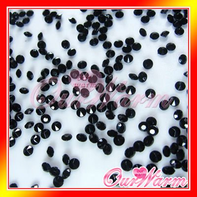 Wedding Party on Black Diamond Confetti 4 5mm 1 3 Carat Wedding Party Table Decoration