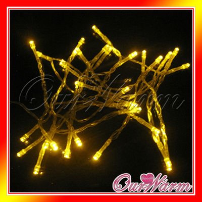 Free Shipping Yellow 3M 30 LED Battery String Light Xmas Wedding 