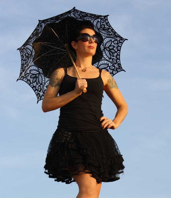 HandMade 2011 NEW Pure Cotton Lace Wedding Bridal Umbrella and Parasol with