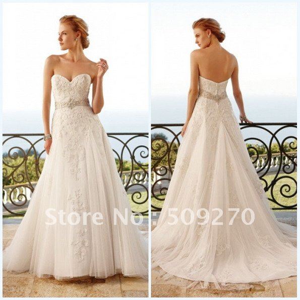 lace backless wedding dress