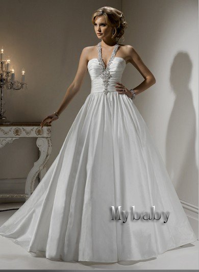 Mermaid Trumpet Strapless Tulle Embroidered Lace Bridal Wedding Dresses