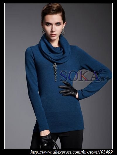Fashion Blouses 2012 on 2012 Fashion New Long Sleeve Women S T Shirt Tops Blouses Sk656