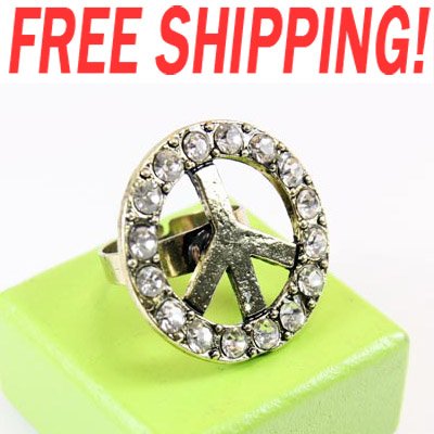 Costume Jewelry  on Sign Rings With Rhinestones New Arrival Promotional Jewelry Bj Rig D99
