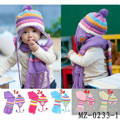 Fashion Designing  Kids on Fashion Children S Knitted Scarf With Snow Design Kids Wraps Baby