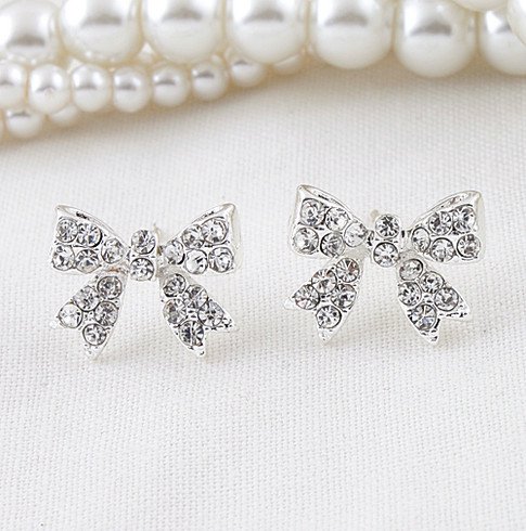 Wholesale Fashion on Wholesale Fashion Earrings Jewelry New Design 925 Silver Crystal