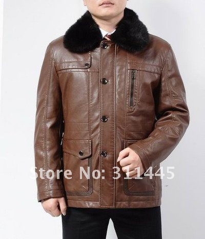 Style Fashion on Freeshipping New Style Fashion Men S Jacket Sheep Leather Men Clothes
