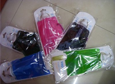 Vegetable Bags  on Foldable Water Bag Portable Bottle As Seen On Tv 6 Color Available