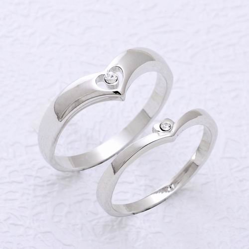 Free shipping 6 sets18K Gold Plated Heart Wedding Rings JewelryFashion 