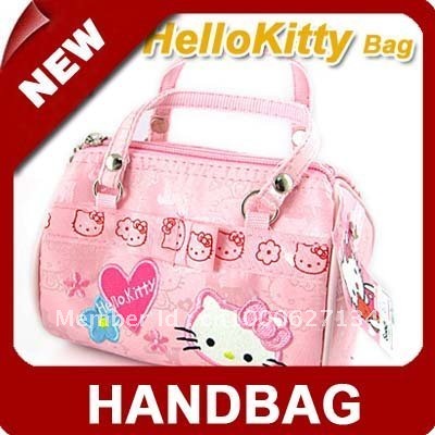 Pink  Kitty  on Shipping New Cute Pink Hello Kitty Handbag Messenger Bag D05 5 Pcs Lot