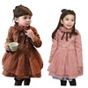 2013spring and winter girls clothing baby plus cotton lace double breasted child overcoat trench outerwear dress