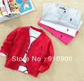 203 HOT! Free shipping,1 pcs children clothing,2012 spring and autumn sweater, boys and girls autumn sweater cardigan outerwear
