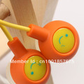 Free Shipping 10 pieces/lot Smile Headphone In-ear EHP Series for Kids Smiling Face Fruit Earphone for MP3 Players