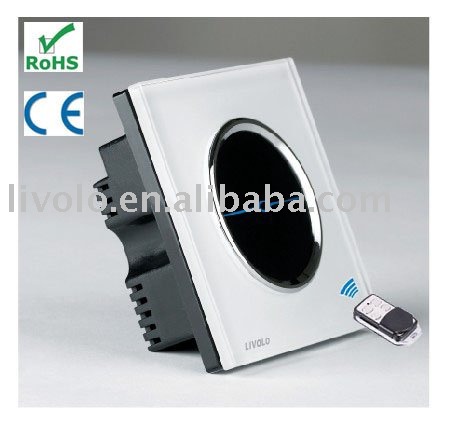 Wholesale Remote switch/ 1 gang 2 way /Crystal glass panel/ Intermediate & touch function VL R101IR CWC