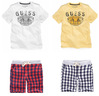 baby Boys Summer Clothing Sets Baby Girl's Brand Clothing Sets Children's suit sets Kid Apparel set T-shirt+Shorts freeshipping