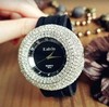 Free shipping New Arrival Fashion Women Rhinestone Watches ,silicone Watches,Han edition big dial Watches