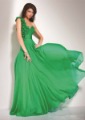 Free shipping one-shoulder with flower shining beading meticulous handwork prom dress OL101572