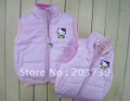 Best selling Children girl vest children cute Outerwear & down vest Baby hello kitty vest