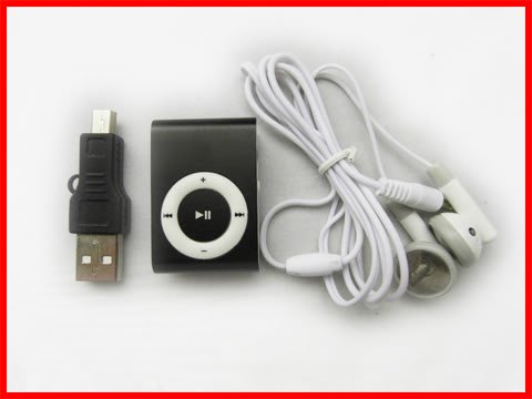 Yeni Mini Micro SD VEYA TF Kart metal Klip Mp3 çalar Siyah-5.jpg