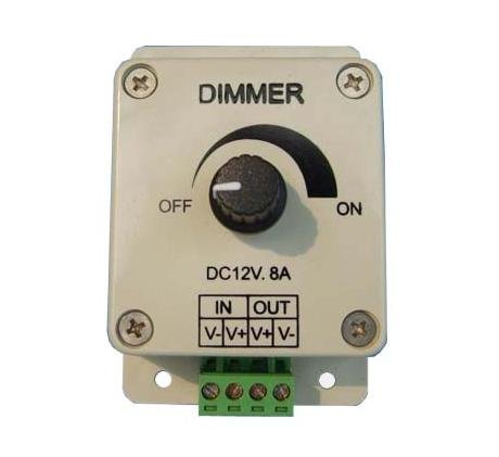 Led Dimmer 12V 8A 96W Adjustable Brightness Controller LED Dimmer 