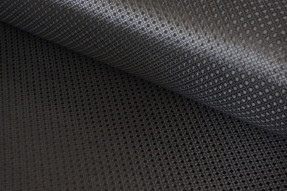 Carbon Fiber Jacquard Fabric Black Carbon Yarn Textile Cloth for ...