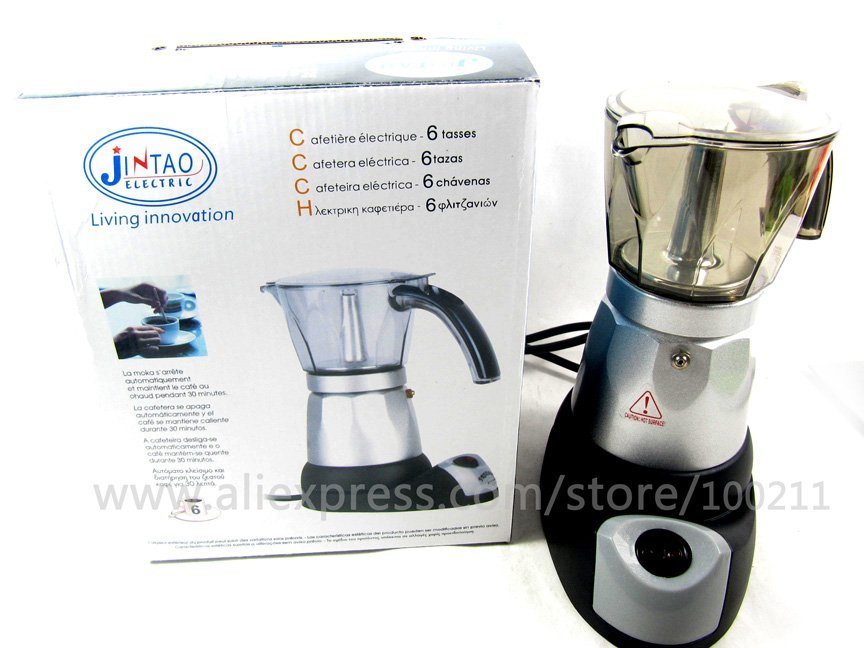 Title 2, Automatic Electric stovetop espresso coffee mak...