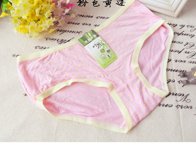 BreathableComfortable Soft Close Women'S Bamboo Dot Trunk Boxer Panties ...