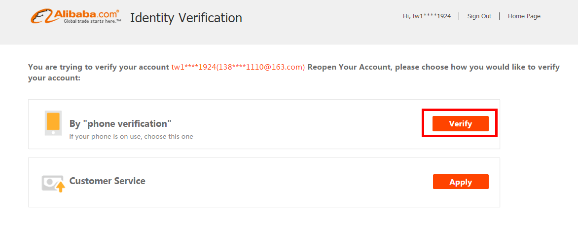 Alibaba.com Help Center - How can I open a temporarily locked account?