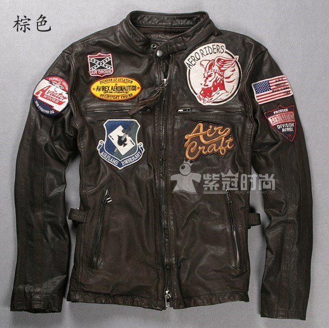 2021 SPECIAL Mens Genuine 100% Real Leather Jacket ,AVIREX Air Force ...