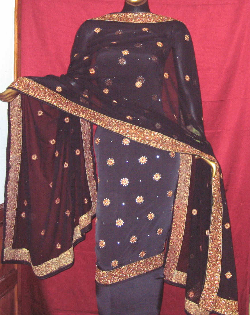 Embroidered Kameez Salwar, Embroidered Las Salwar Suits