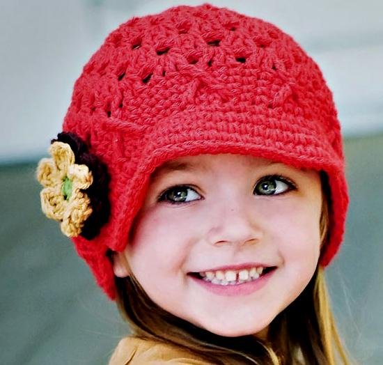 Knit Pumpkin Hat Knitting Pattern | Red Heart