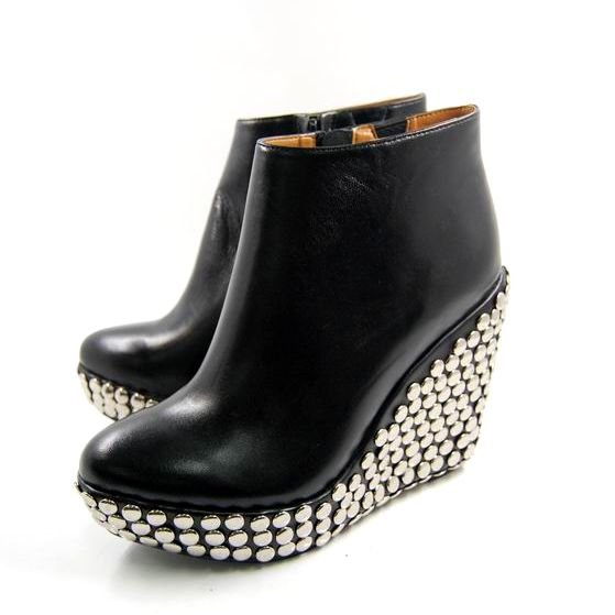 2010 Women's Winter Black short boots, high heel wedge boots, lady sexy ...