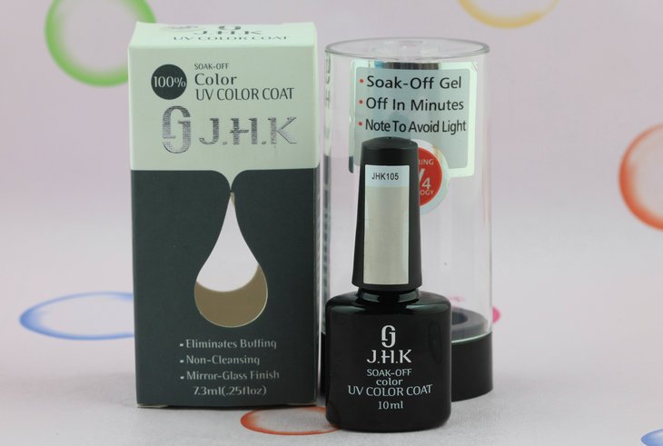 6X JHK Color UV Gel Polish Nail Gel Soak Off 10ml